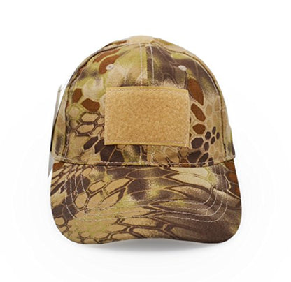 UltraKey Military Tactical Operator Cap, Outdoor Army Hat Hunting Camouflage Baseball Cap - color: Desert Python Pattern