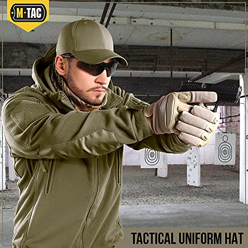 M-Tac Tactical Baseball Cap - Adjustable Plain Workout Ball Cap, Ripstop Hats for Men and Women - color: Dark Olive, size: Medium