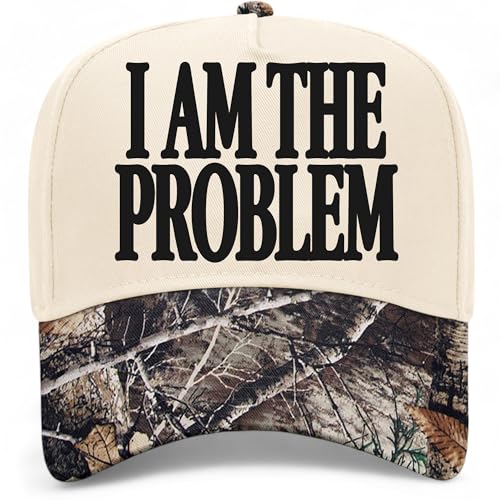 I Am The Problem Hat - color: Tree Camo/Natural