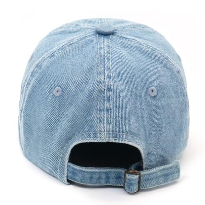 Baseball Cap for Women Men Classic Strapback Hats Adjustable Sun Hat - color: Blue