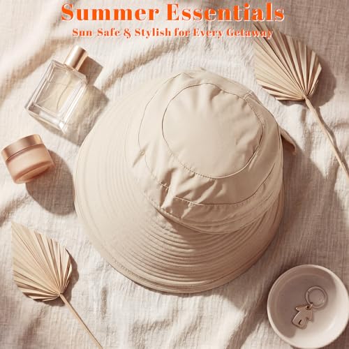 3 Pcs 2-in-1 Women's Visor Sun Hat Foldable Zip-Off Beach Hat Ponytail UV Protection Summer Visors for Women