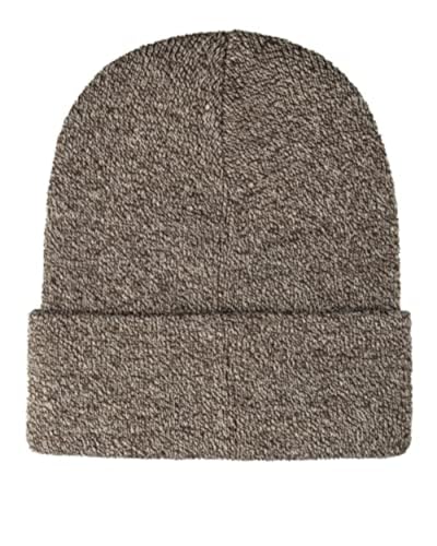 Levi's Mens All-Season Hero Beanie Soft Knit Cuffed Winter Hat, Warm & Comfortable Everyday Style - color: Marl Brown