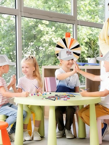 Aneco DIY Blank Trucker Hats Kit Adjustable Baseball Caps - color: White