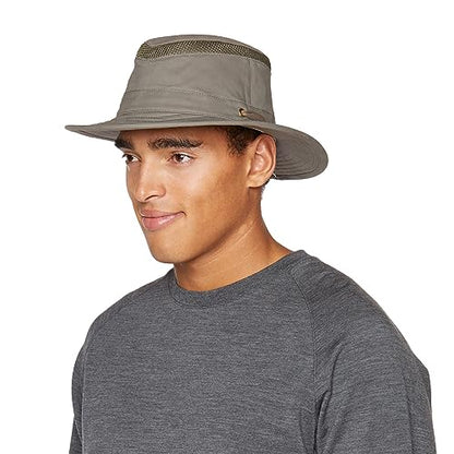 Tilley T5MO Adventure Airflo Hat, UPF 50+ Men's Sun Hat - color: Olive, size: 7 7/8