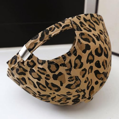 Women's Men's Fashion Baseball Cap Adjustable Strapback Hats Dad Hat Visor Sports Hat - color: Khaki Leopard