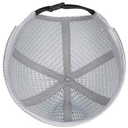 Mens Mesh Brimless Cap with No Brim, Summer Docker Cap Beanie Hat Flip Sailor Skullcap Breathable - color: Light Grey