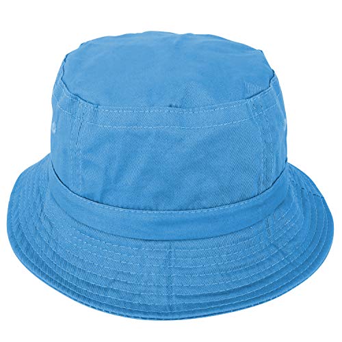 Armycrew Pigment Dyed Washed 100% Cotton Unisex Bucket Hat - color: Periwinkle