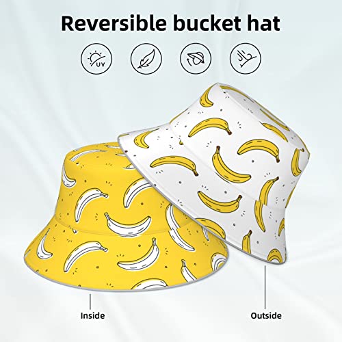 Bucket Hat Double-Side-Wear Reversible Sun Hat Beach Travel Hiking for Women Men - color: A06