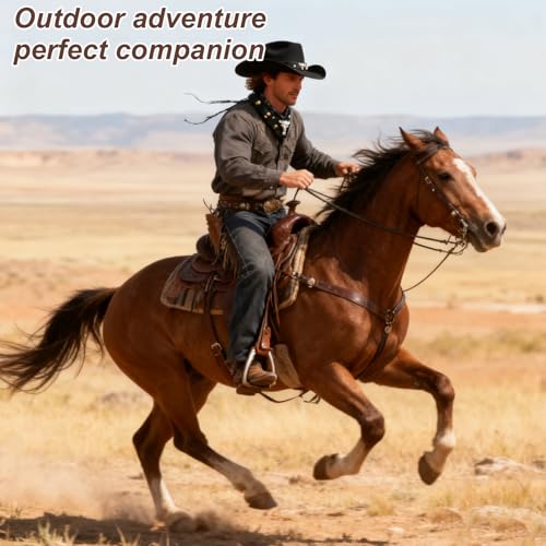Universal Cowboy Hat for Men and Women,Wide Brim Suede Panama Hat, Adjustable Design, Soft Lightweight (Black1)