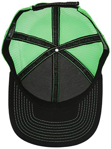 Outdoor Cap Unisex-Adult Outdoor Cap Structured Mesh Back Trucker Cap - color: Black/Neon Green