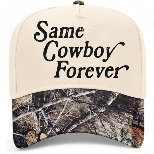 Same Cowboy Forever Hat - color: Tree Camo/Natural