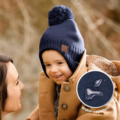 KeaBabies Baby Beanies, Winter Baby Hats for Boys, Girls (Taupe, 6-36M) - color: Taupe