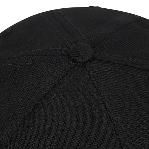 Flat Brim Hats for Men - Gothic Style Skull Hat Leather Pattern - Hip-Hop Snapback Hat Skeleton Hats for Men - color: 03.skeleton-2-blackgrey
