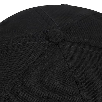 Flat Brim Hats for Men - Gothic Style Skull Hat Leather Pattern - Hip-Hop Snapback Hat Skeleton Hats for Men - color: 03.skeleton-2-blackgrey