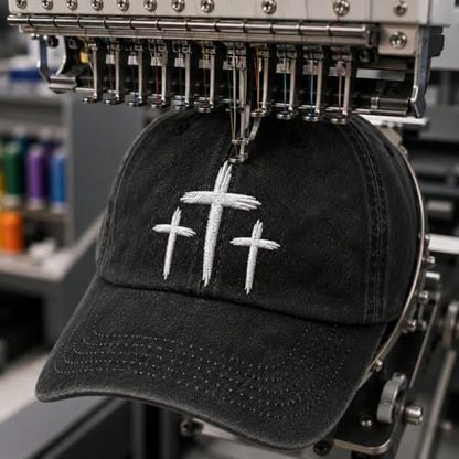 Man of God Husband Dad Embroidered Hat Camping Caps for Women - color: I Love Jesus 18