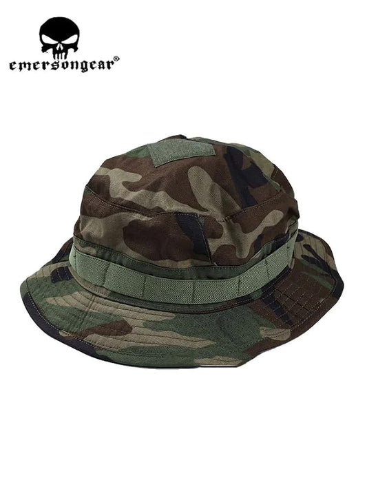 EMERSONGEAR Sunproof Short Brim Hat Tactical Boonie Hats for Men Women Outdoor Sport Hunting Fishing - color: Wolf Land