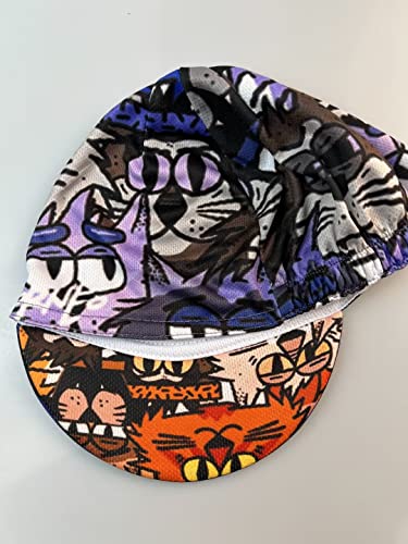 Funny Cycling Cap - Polyester Cycling Hat-Under Helmet - Cycling Helmet Liner Breathable&Sweat Uptake - color: B12