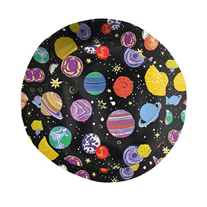 Bucket Hat Sun Beach Packable Fisherman Cap for Women Men Summer Outdoor Hiking - color: Cartoon Space Planet
