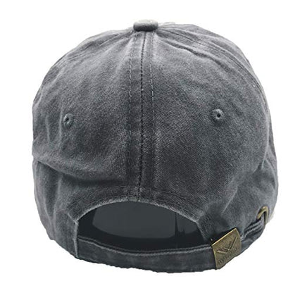 Women's Mama Bear Arrow Baseball Hat Embroidered Washed Denim Mom Cap - color: Mama Bear - Grey