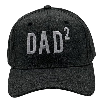 Cool Dad Hats with Funny Sayings Graphic Caps for Dads and Father's Day - color: Black - Dad Squared