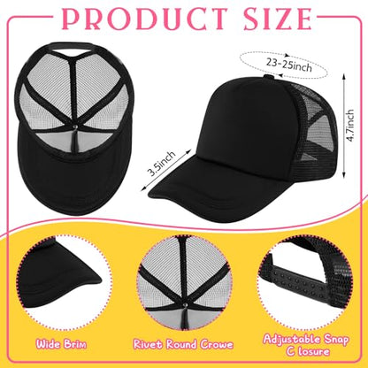 Hercicy 40 Pack Blank Trucker Hat Bulk - color: Colorful