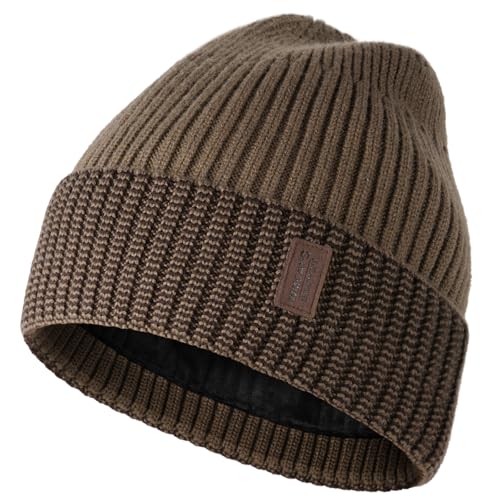 Wmcaps Winter Beanie for Men Women Fleece Lined Hat Warm Cuffed - color: Brown/Coffee