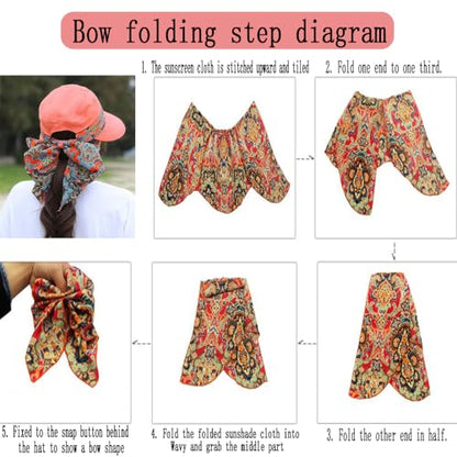 Fashion Multifunctional UPF 50+ UV Sun Protection Breathable Face Neck Flip Folding Sun Hat for Women - color: Gray