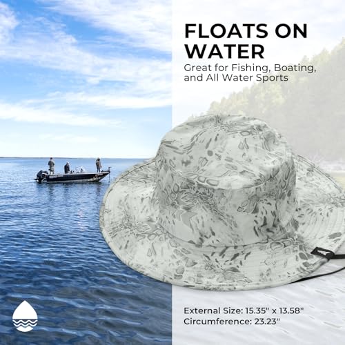 KastKing Sol Armis UPF 50 Boonie Hat for Sun Protection,Men Women - color: Prym1 Glacier Fade