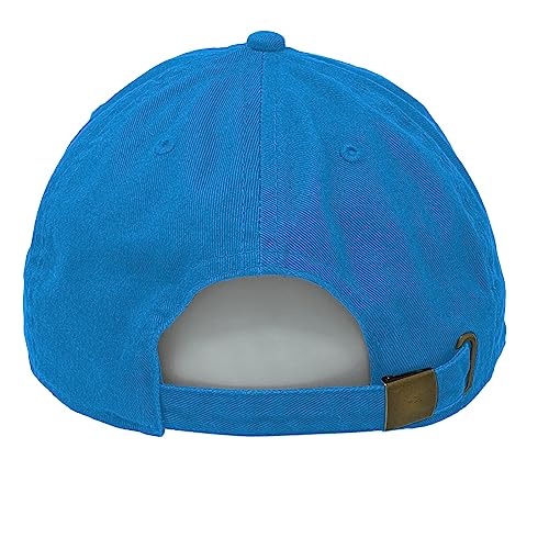Glory Max 100% Cotton Baseball Cap Classic Plain Low Profile Golf Dad Hat Buckle Adjustable - color: Sky Blue