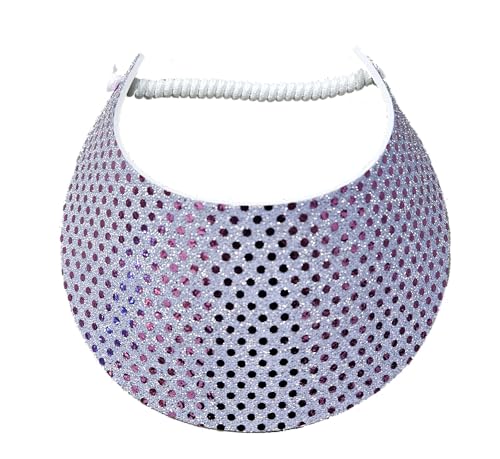 Lightweight Foam Visor Hat with Coil, Comfortable, No Headache, Made in USA - color: Lavender