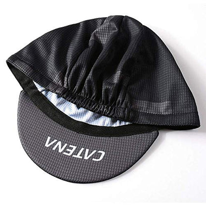 CATENA Men's Outdoors Sports Cycling Cap Bike Skull Breathable Sun Caps Riding Hat for Men - color: Black-39
