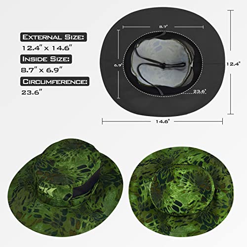 KastKing Sol Armis UPF 50 Boonie Hat for Sun Protection,Men Women - color: Ambush