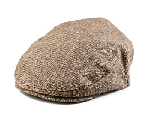 Born to Love Infant, Toddler Boys Pinstripe Driver Cap Baby Hat - color: Beige, size: 6-12 Months