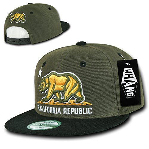 Whang Snapbacks - color: Olive/Black