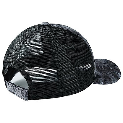 BASSDASH Altimate Fishing Hat Mesh Back for Men Women Adjustable Baseball Trucker Cap - color: Shadow