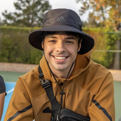 adidas Men's Victory Bucket Hat Boonie - color: Grey/Black/5, size: Small-Medium