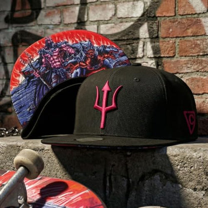 Capiche [99+ Variations] Special Series Snapback Cap - One Size Unisex Men - color: Hades Black