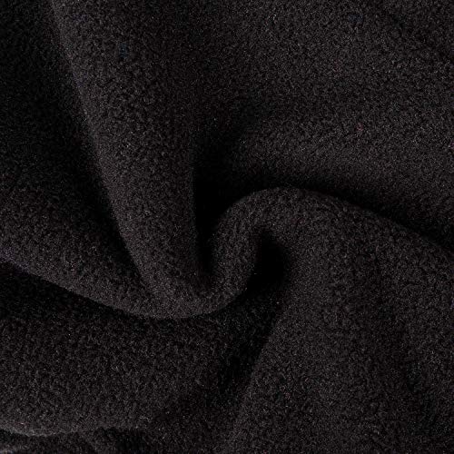 REDESS Winter Windproof Hat, Unisex Children Heavyweight Balaclava, Ski Mask with Thick Warm Fleece Face Cover - color: Black