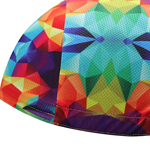 Man's Cycling Cap - Polyester Road Cycling Hat-Under Helmet - Cycling Helmet Liner Breathable&Sweat Uptake - color: Da24