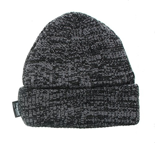 Milani Thinsulate 40 Gram Windchill Insulated Winter Cold Weather Beanie Skull Cap - color: Black/Light Gray