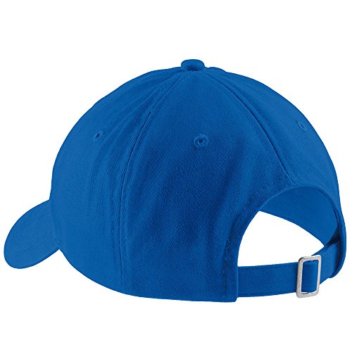 Trendy Apparel Shop Motocross Bike Embroidered Soft Crown 100% Brushed Cotton Cap - color: Royal