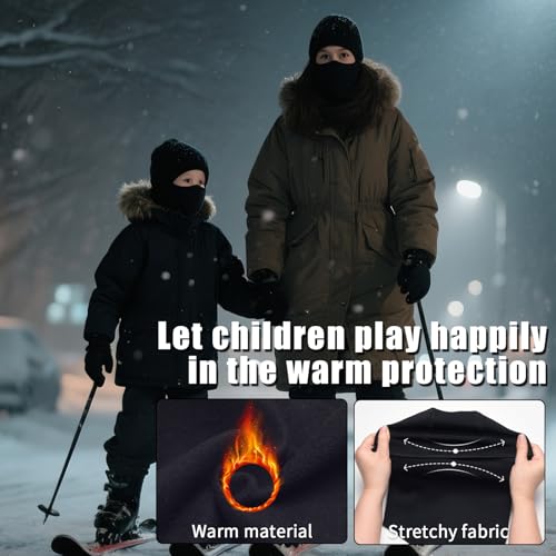 Xeoxarel Ski Mask Balaclava for Boys and Girls - color: 1 Pack - Kids Balaclava Ski Mask