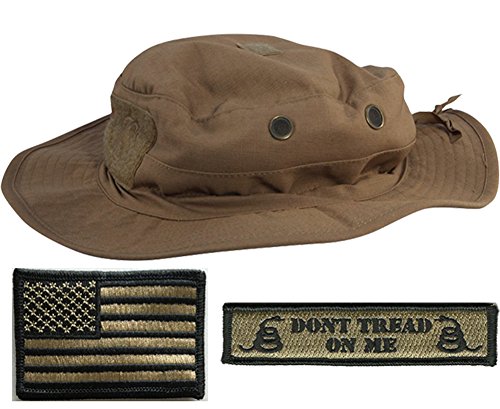 Gadsden and Culpeper Operator Boonie Hat Bundle & Patches - USA/DTOM - color: Coyote