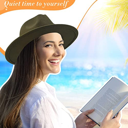 Hercicy 6 Pcs Fedora Hats for Women Men - color: Elegant Colors