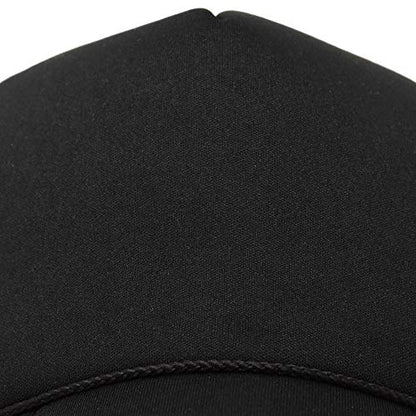 DALIX Youth Trucker Hat Mesh Cap 12 Pack Dozen Bulk - color: Black