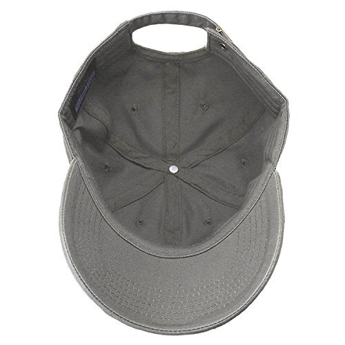 Falari Classic Baseball Cap Dad Hat 100% Cotton Soft Adjustable Size - color: Grey