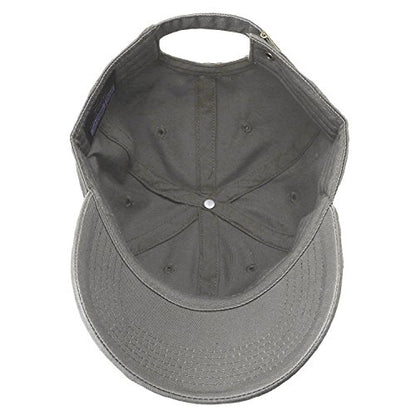 Falari Classic Baseball Cap Dad Hat 100% Cotton Soft Adjustable Size - color: Grey