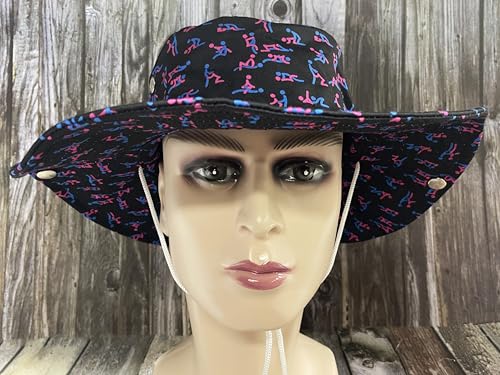 Funny Sun Hat for Men Women Wide Brim Bucket Hat Hiking Boonie Hat Summer Beach Fishing Caps - color: Love Pose