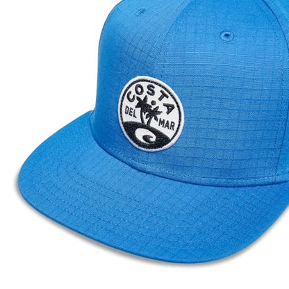 Costa Del Mar Isla Flat Brim Snapback Hat - color: Royal Blue