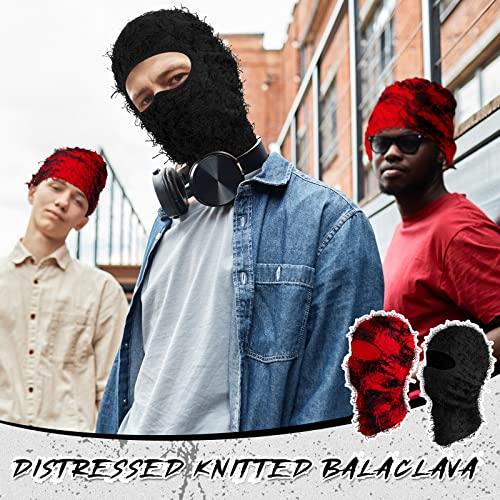 Newcotte 2Pc Ski Mask - color: Black, Red
